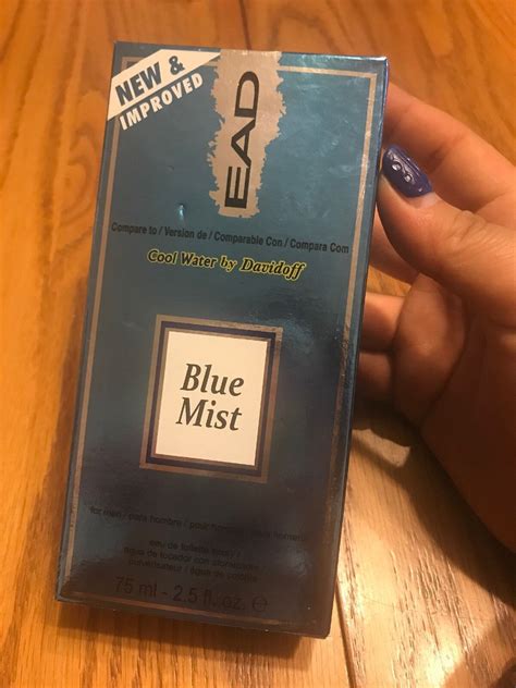 blue mist cologne spray.